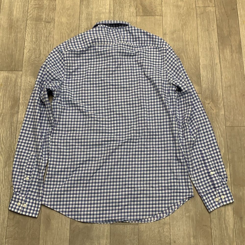 Mens Michael Kors Slim Fit Stretch‎ Geometrical Button Yup Casual Dress Shirt - Picture 2 of 5